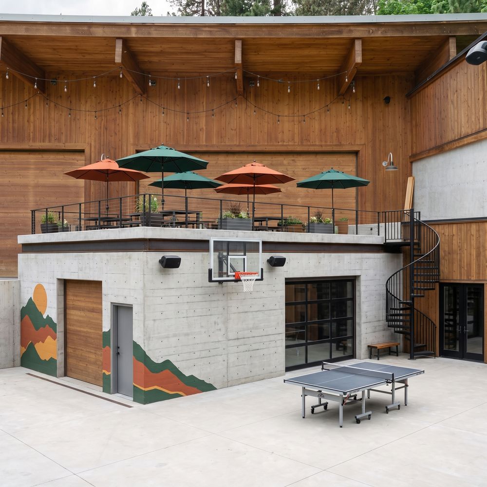 P2 · Garage Facade · a-1